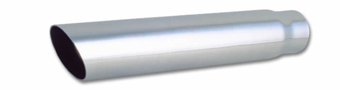 Vibrant Performance S/S Exhaust Tip w/Slash Cut 2.5in. In-18in. Long MPN VIB1551
