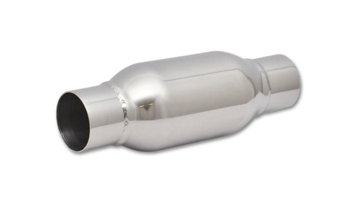 Vibrant Performance Bottle Style Resonator 2 .5in inlet/outlet x 12in MPN VIB1792
