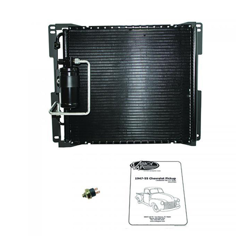 Vintage Air 47-55 Chevy P/U SureFit Condenser Kit w/Drier MPN VIN021550 For Chevy Truck 1947-55