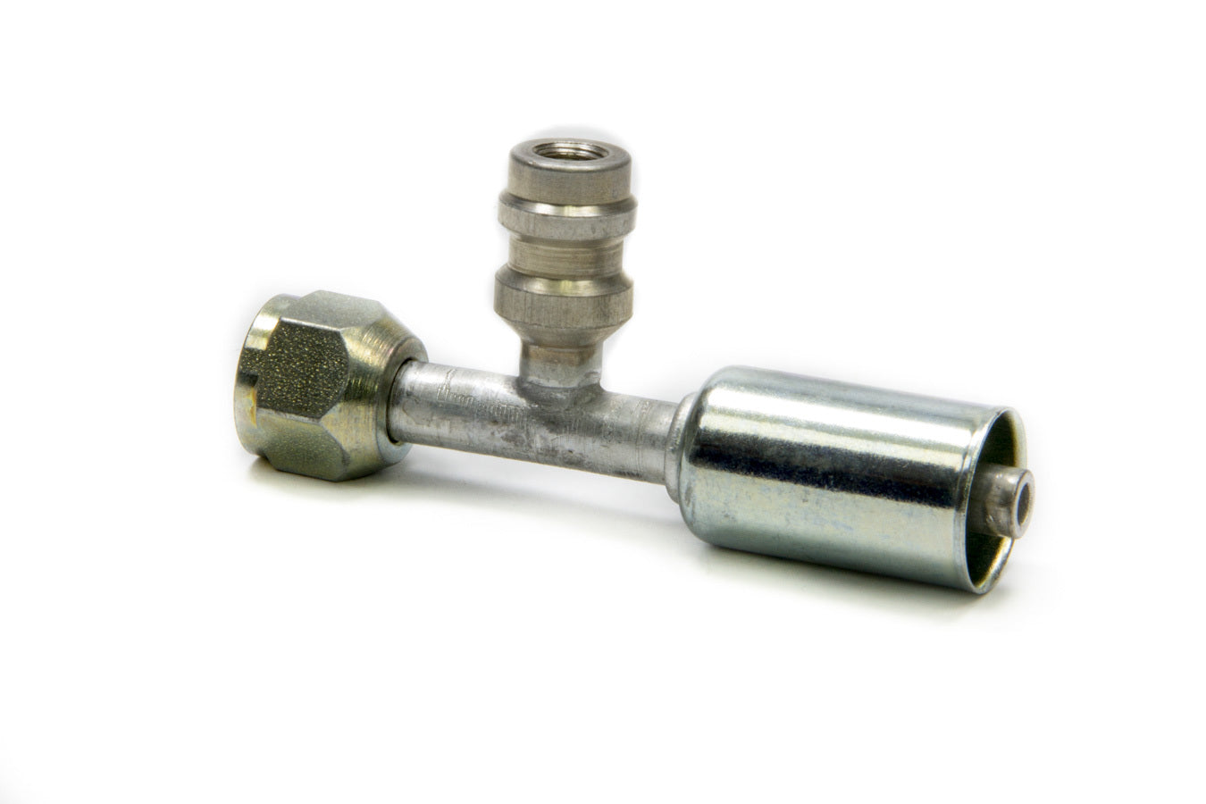 VINTAGE AIR #6 Straight Beadlock O-Ring Fitting w/Port VIN35511-VUG