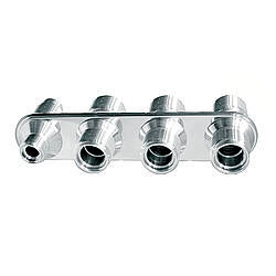 Vintage Air 4 Way Inline Bulkhead #6 & #10 O-Ring MPN VIN386600-MBA