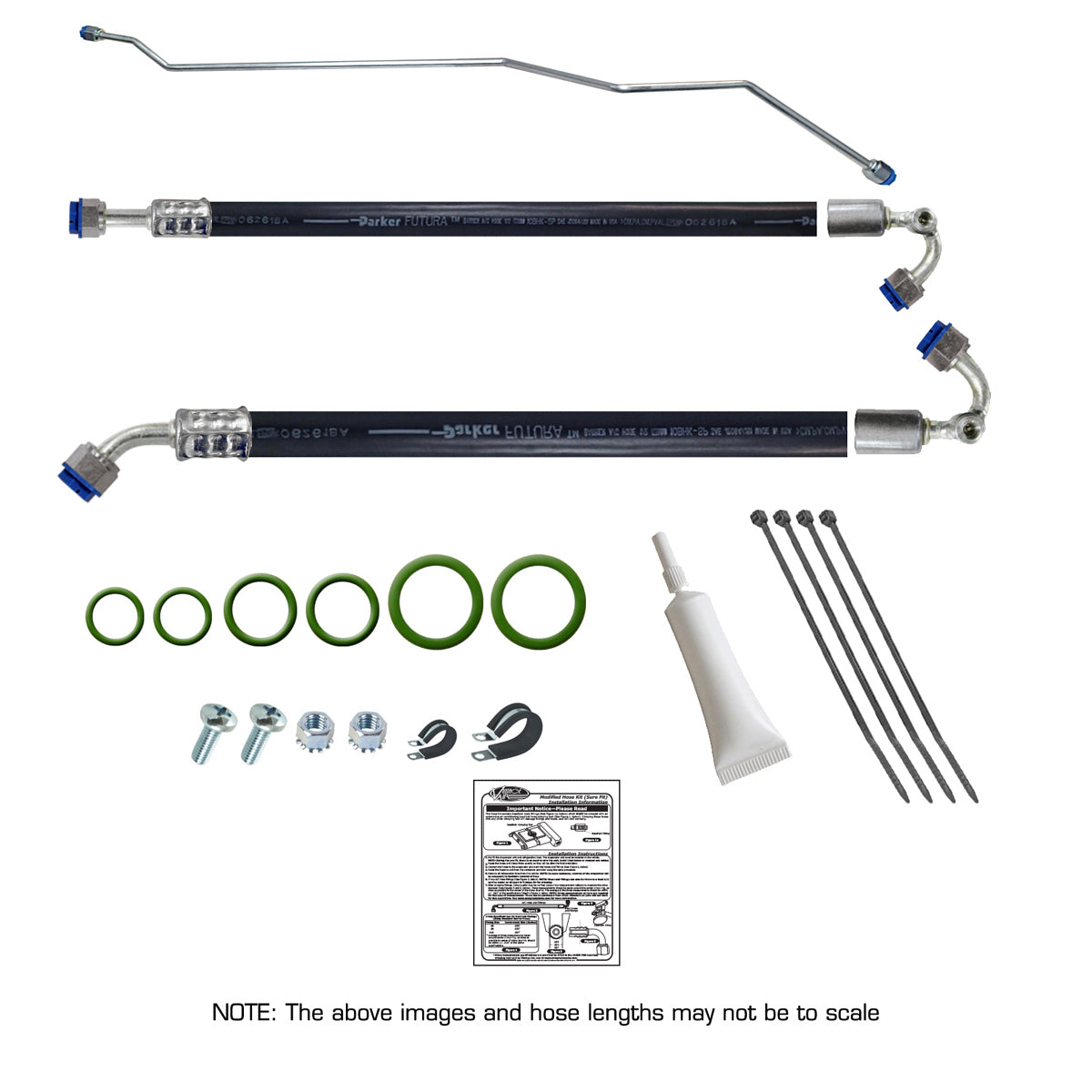 VINTAGE AIR 61-64 Impala Modified Hose Kit VIN526061