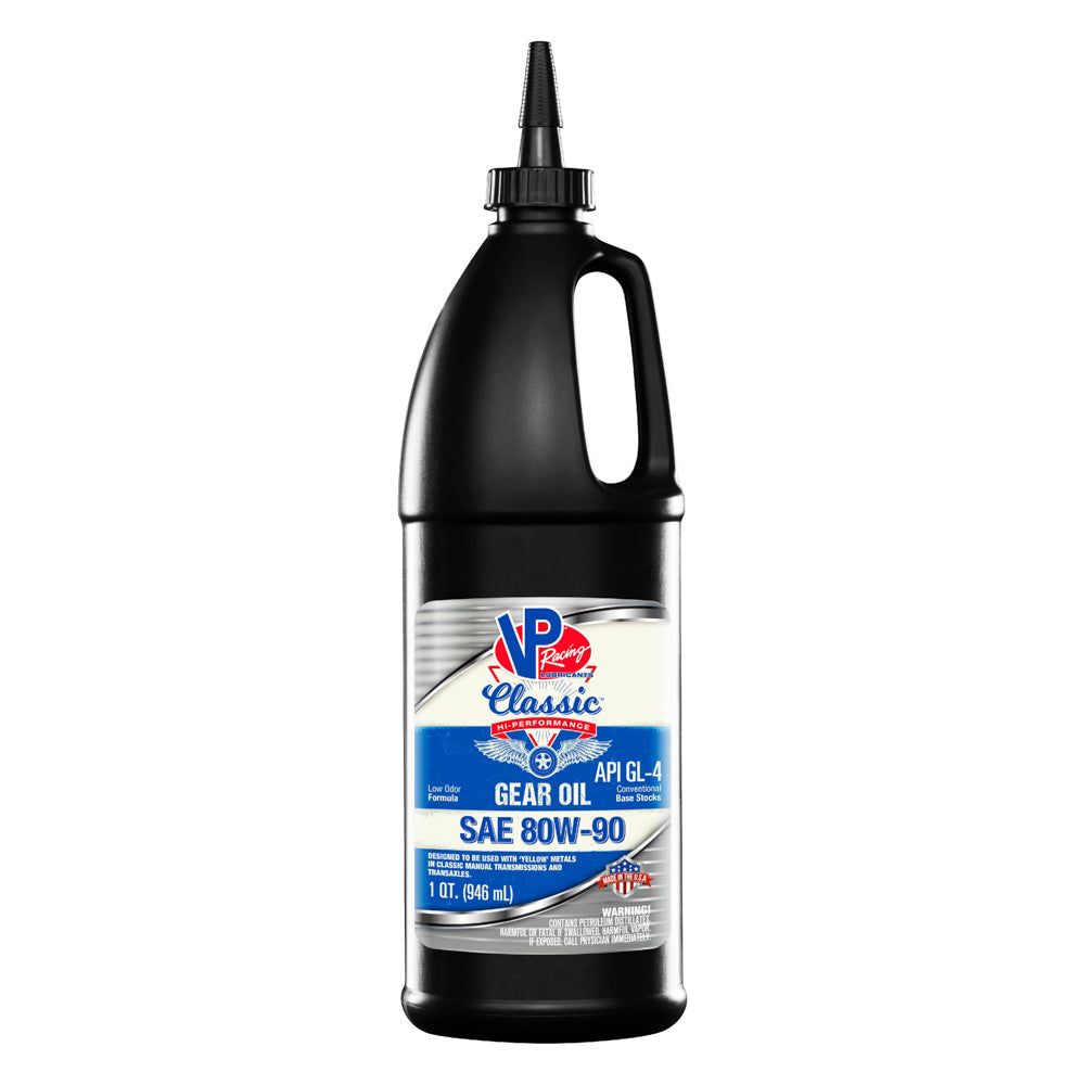 VP RACING VP GL-4 80w90 Gear Oil Hi-Perf 1 Qt VPF2703