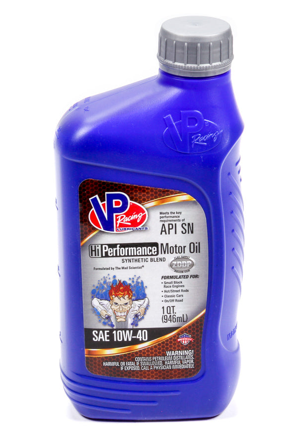 VP RACING VP 10w40 HI-Performance Racing 1 Qt - 32oz VPF2965