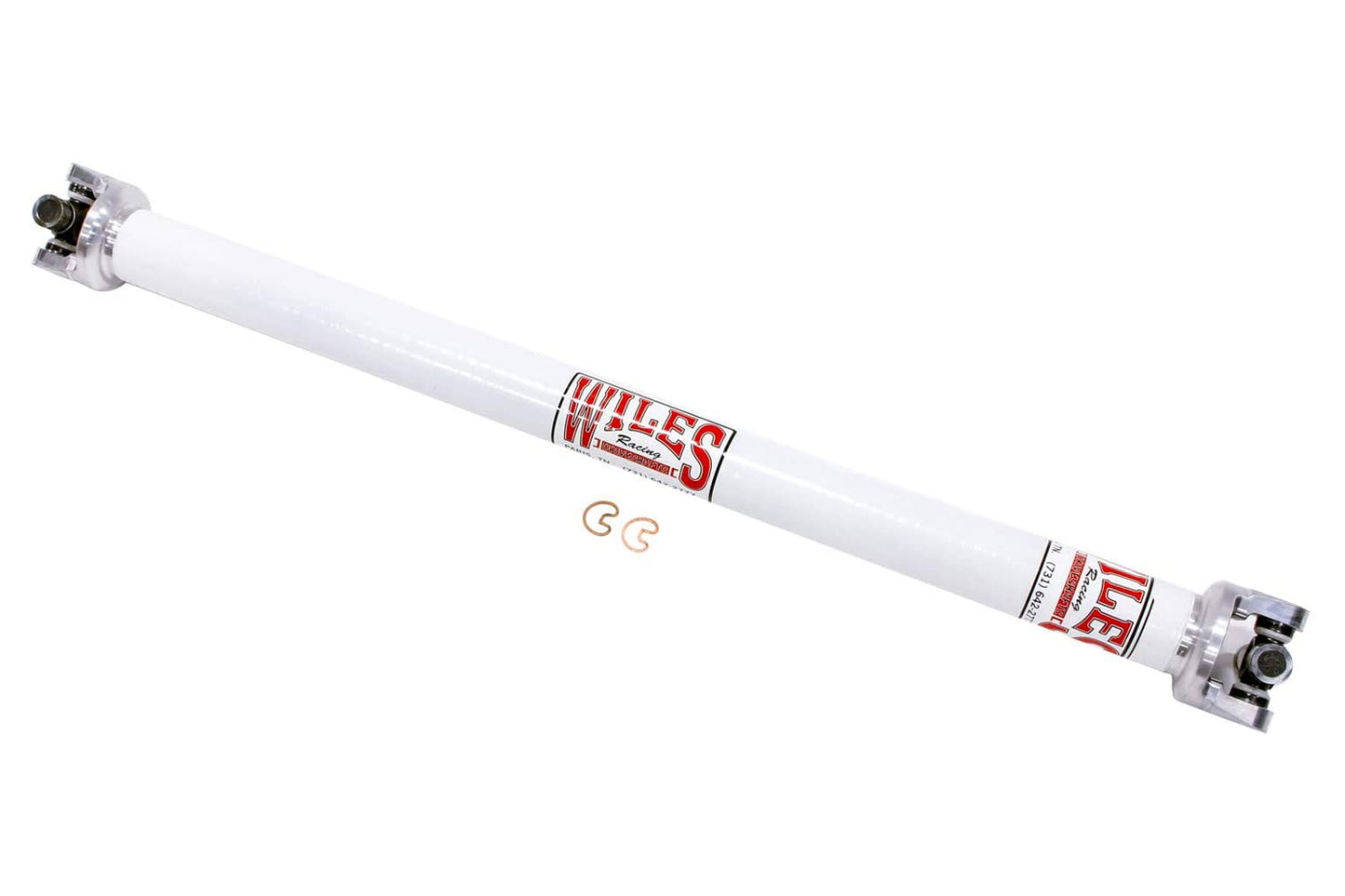 Wiles Racing Driveshafts C/F Driveshaft 2-1/4in Dia 38in Long MPN WDSCF225380 For Universal use