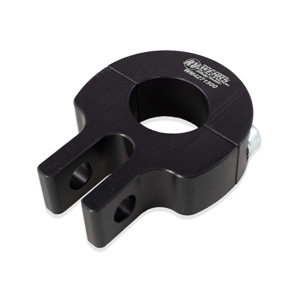 WEHRS MACHINE Clamp-On Bracket 1-1/2in Tube for 1/2in Heim WEHWM4271500