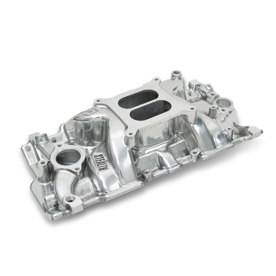 Weiand SBC Speed Warrior Manifold Polished MPN WEI8150P For Chevy