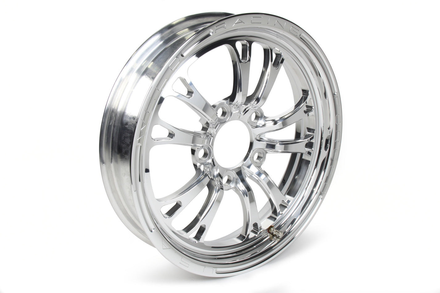 Weld Racing V-Series Frnt Drag Wheel Pol 15x3.5 5x4.75BC 1.75 WEL84P-15274