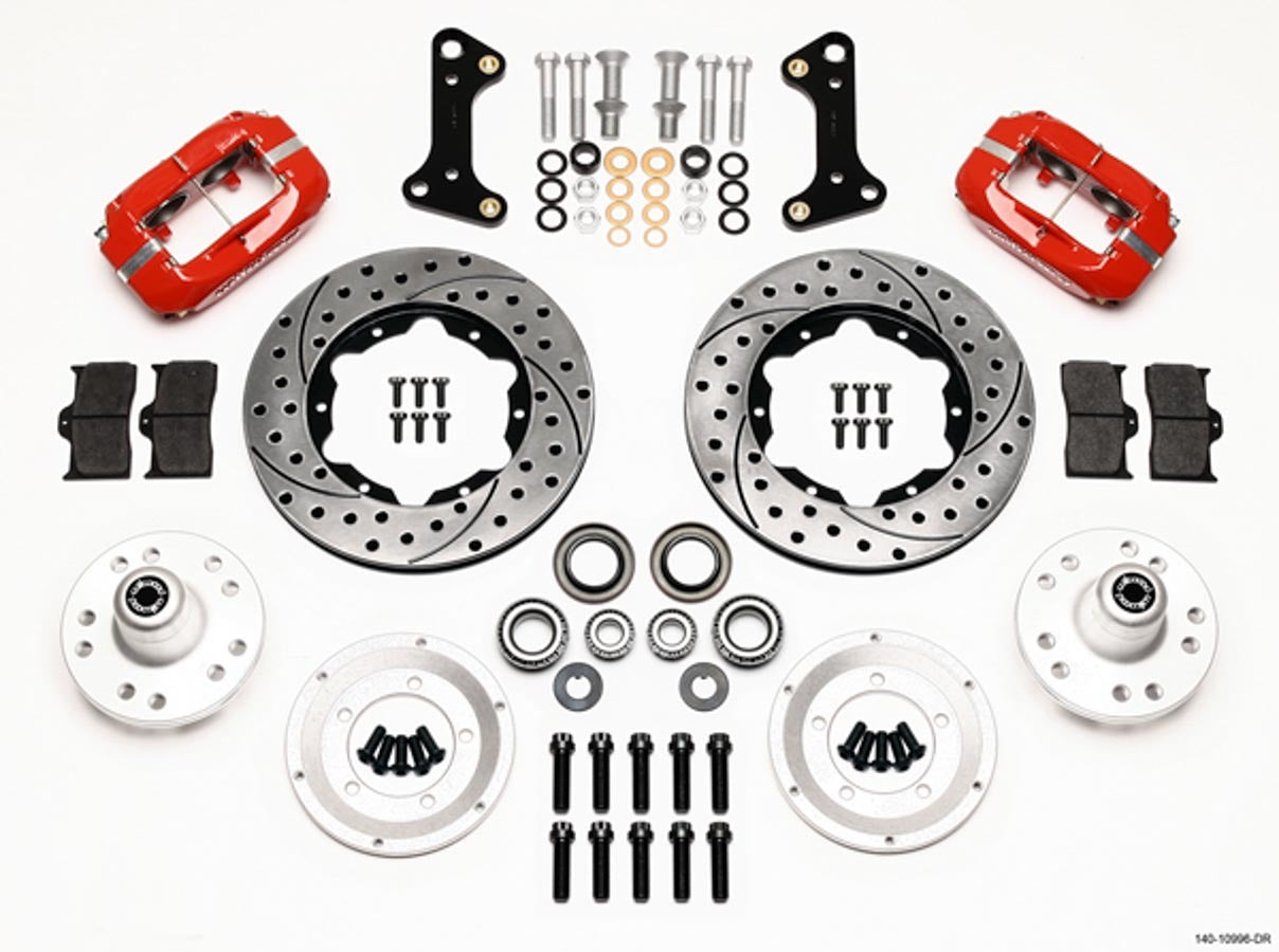 Wilwood HD Front Brake Kit 67-72 Camaro/Nova Drilled MPN WIL140-10996-DR For GM A-Body, F-Body 1964-74