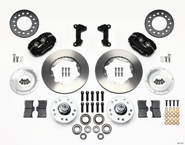 Wilwood HD Front Brake Kit Must II Drop Spindle MPN WIL140-11017 For Ford Mustang 1974-78