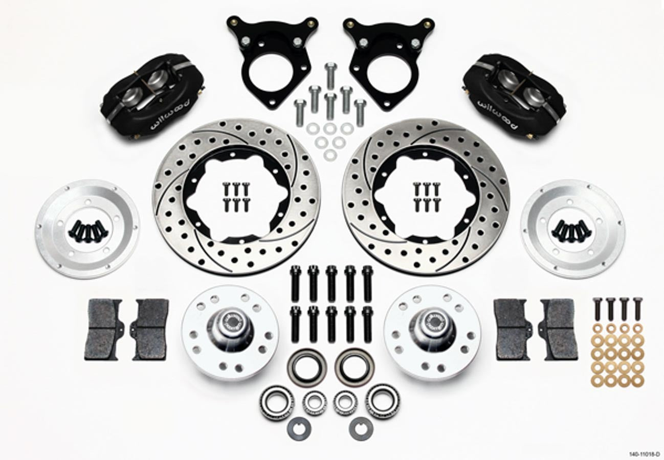 Wilwood P/S Front Kit 87-93 Mustang 10.75in Rotor MPN WIL140-11018-D For Ford Mustang 1987-93