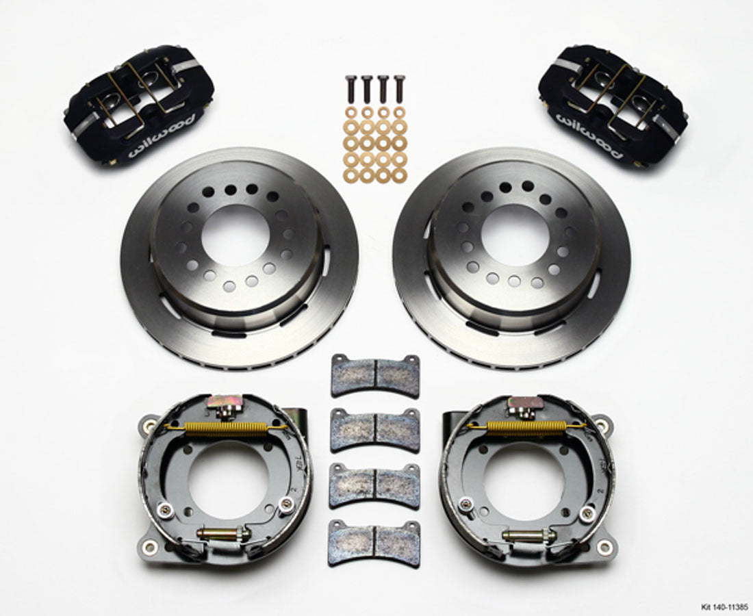 Wilwood 67-72 GM C10 P/U Rear Brake Kit Black Caliper MPN WIL140-11385 For GM 1968-96