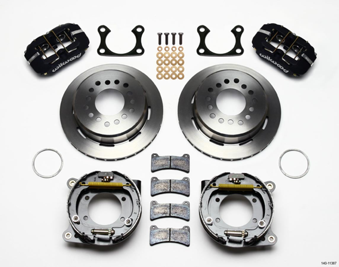 Wilwood Rear Disc Brake Kit Big Ford w/Parking Brake MPN WIL140-11387 For Ford