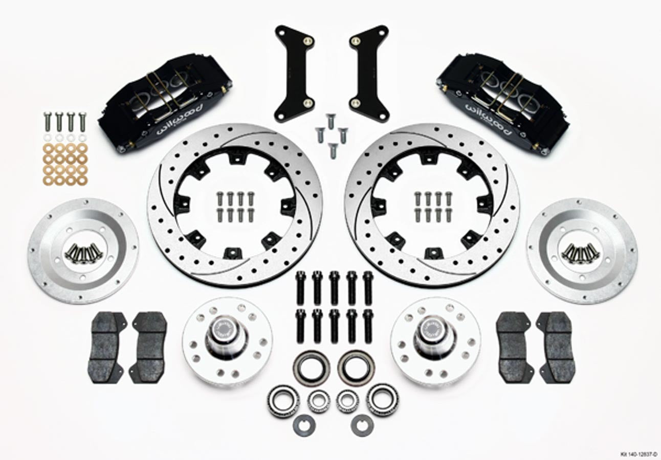 Wilwood Front Brake Kit 80-87 GM G-Body 6 Piston Caliper MPN WIL140-12837-D For GM G-Body 1980-87