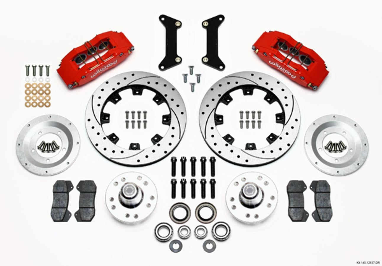 Wilwood Front Brake Kit 80-87 GM G-Body 6 Piston Caliper MPN WIL140-12837-DR For GM G-Body 1980-87