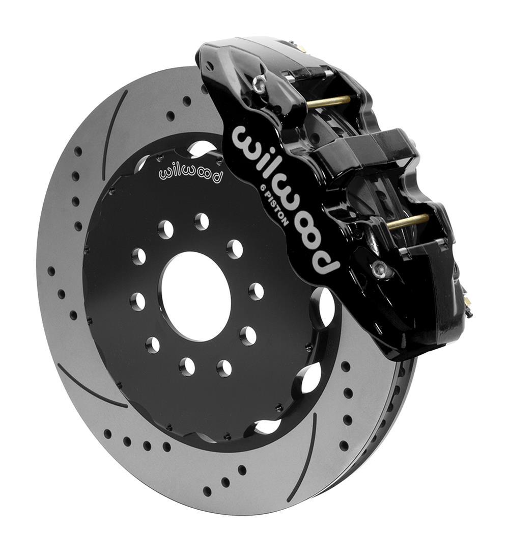 Wilwood Front Disc Brake Kit Blk 97-13 Vette 14.00 Aero6 MPN WIL140-15705-D For Chevy Corvette 1997-2013