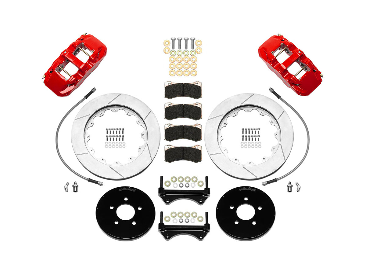 Wilwood Brake Kit Front 94-04 Mustang 5 Lug Aero 6 MPN WIL140-16403-R For Ford Mustang 1994-2004