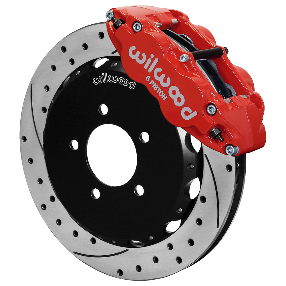 Wilwood Brake Kit Front Honda Civic 13+ Drilled Red MPN WIL140-16847-DR For Honda Civic 2013-23