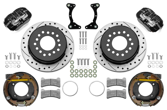Wilwood Brake Kit Rear Black FDP Drilled 11in GM G Body MPN WIL140-17120-D For GM G-Body 1978-88