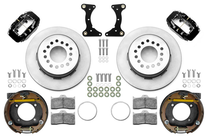 Wilwood Brake Kit Rear Black FDL Plain 12in GM G Body MPN WIL140-17121 For GM G-Body 1978-88