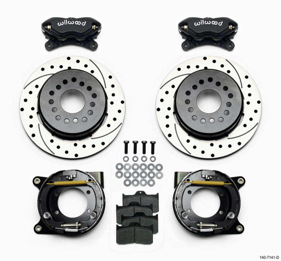Wilwood Rear Disc Brake Kit w/Park Brake Chevy MPN WIL140-7141-D For GM