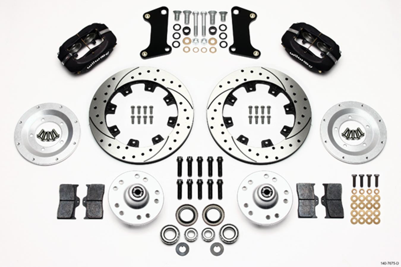 Wilwood BB Front Kit 67-72 Camaro Nova MPN WIL140-7675-D For GM A-Body, F-Body 1964-72