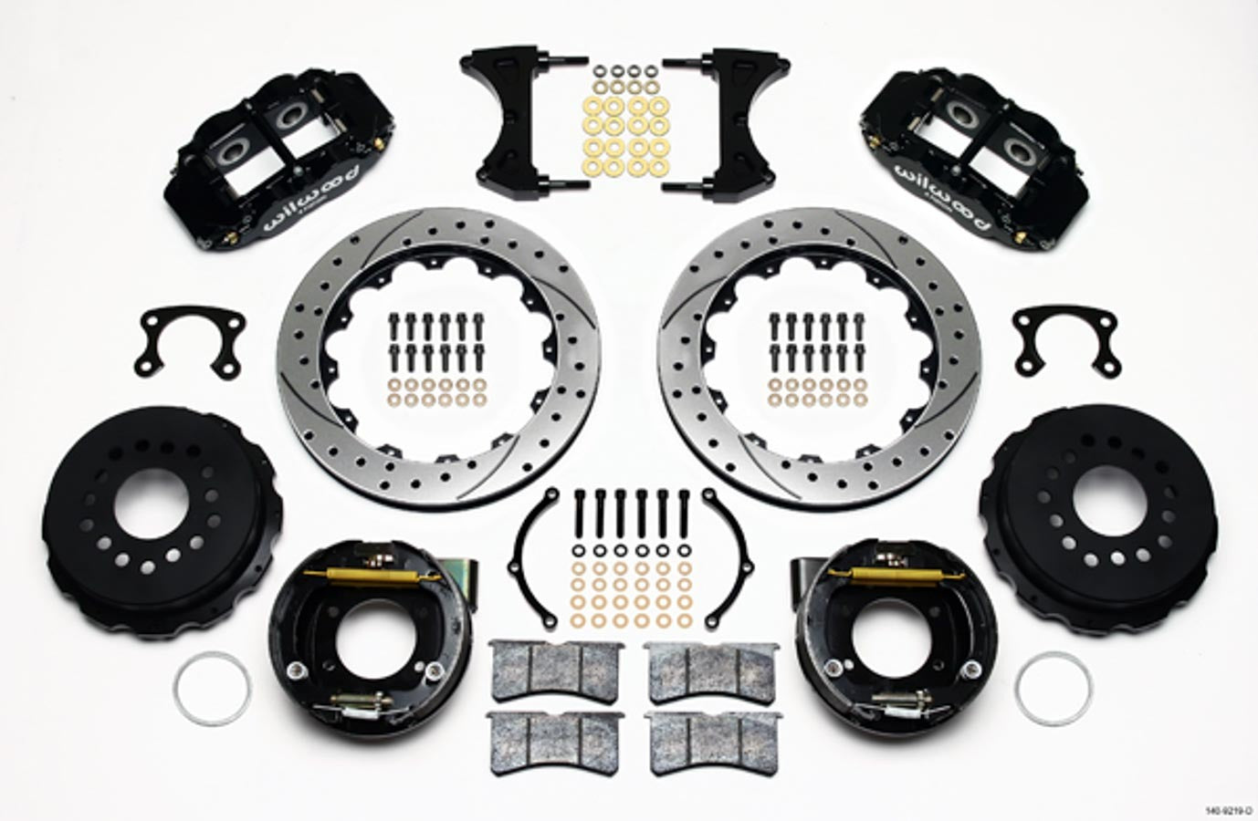 Wilwood Rear Disc Brake Kit Ford New Style 12.88 Rotor MPN WIL140-9219-D For Ford