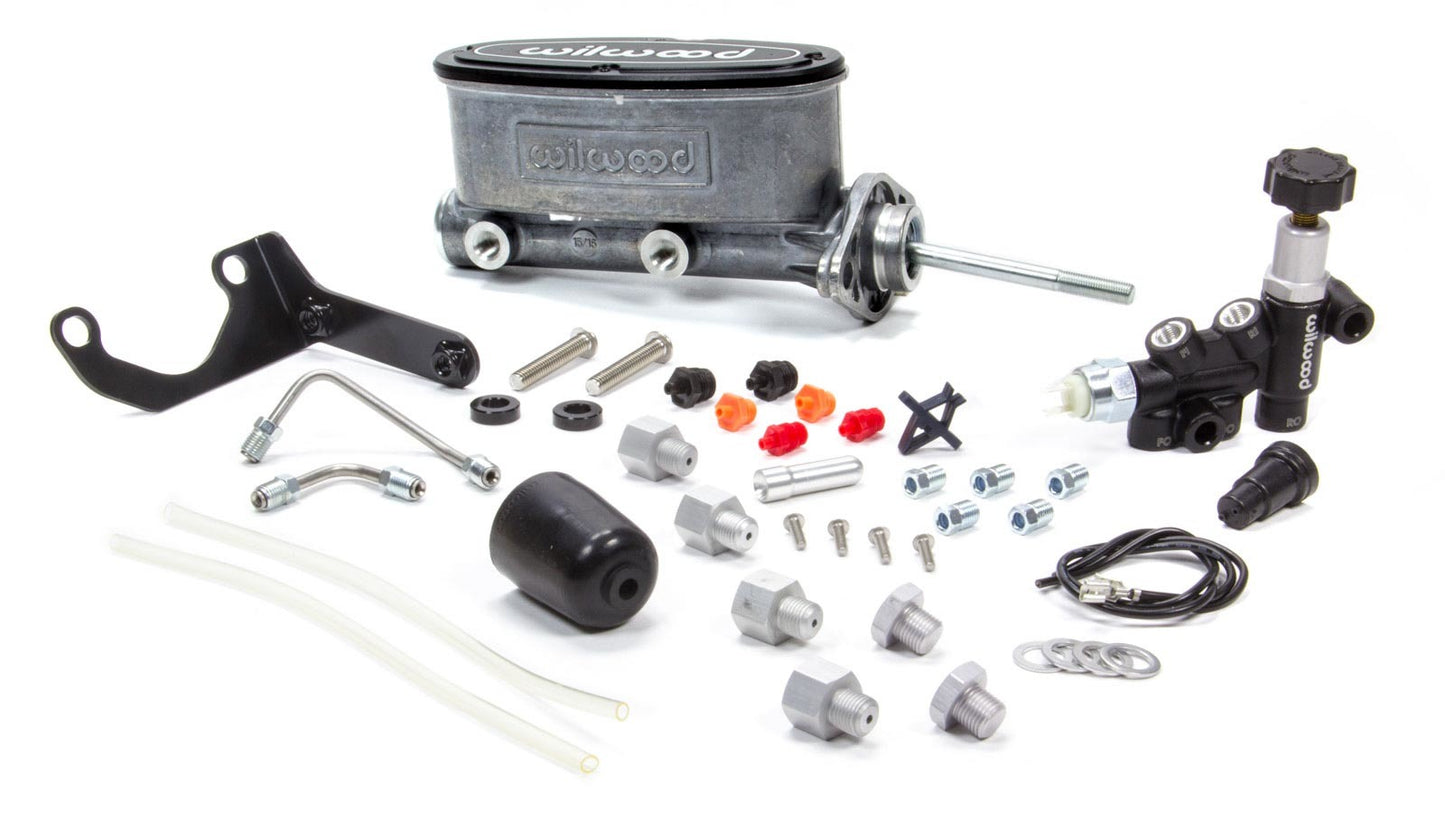 Wilwood Alum Tandem M/C Kit w/ Brkt & Prop Valve 15/16 MPN WIL261-13626