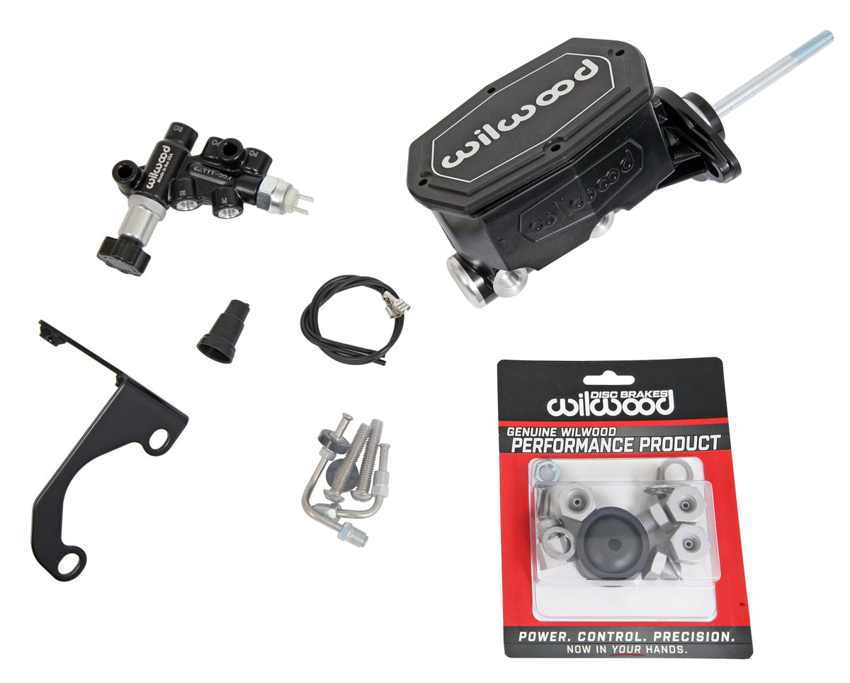 Wilwood Alum. Tandem M/C Kit w. Brkt Prop Valve 15/16in MPN WIL261-14962-BK