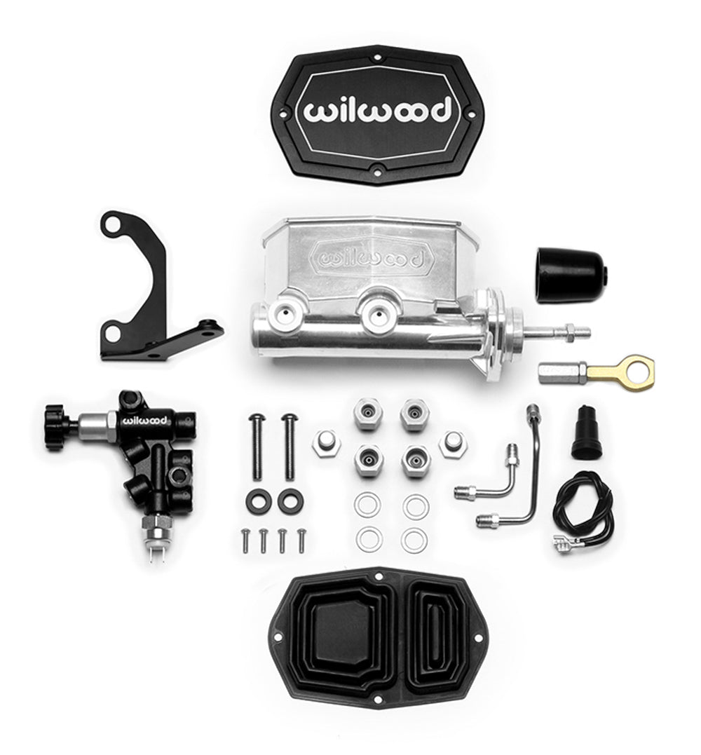 Wilwood Master Cyl Tandem w/ Prop Valve Mustang 7/8in MPN WIL261-15522-P