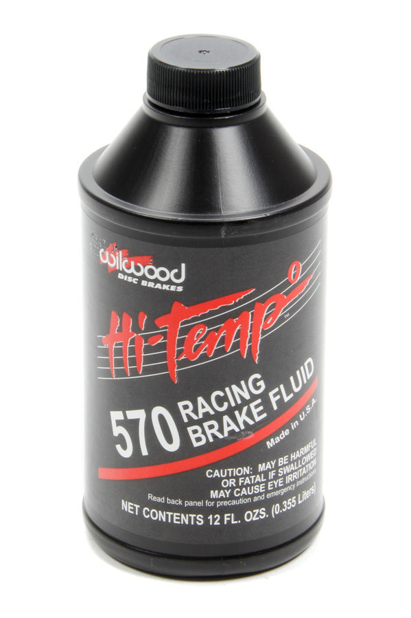 WILWOOD Brake Fluid 570 Temp 12oz Single Bottle WIL290-0632