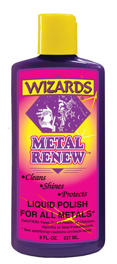 WIZARD PRODUCTS Metal Renew Polish 8oz. WIZ11020