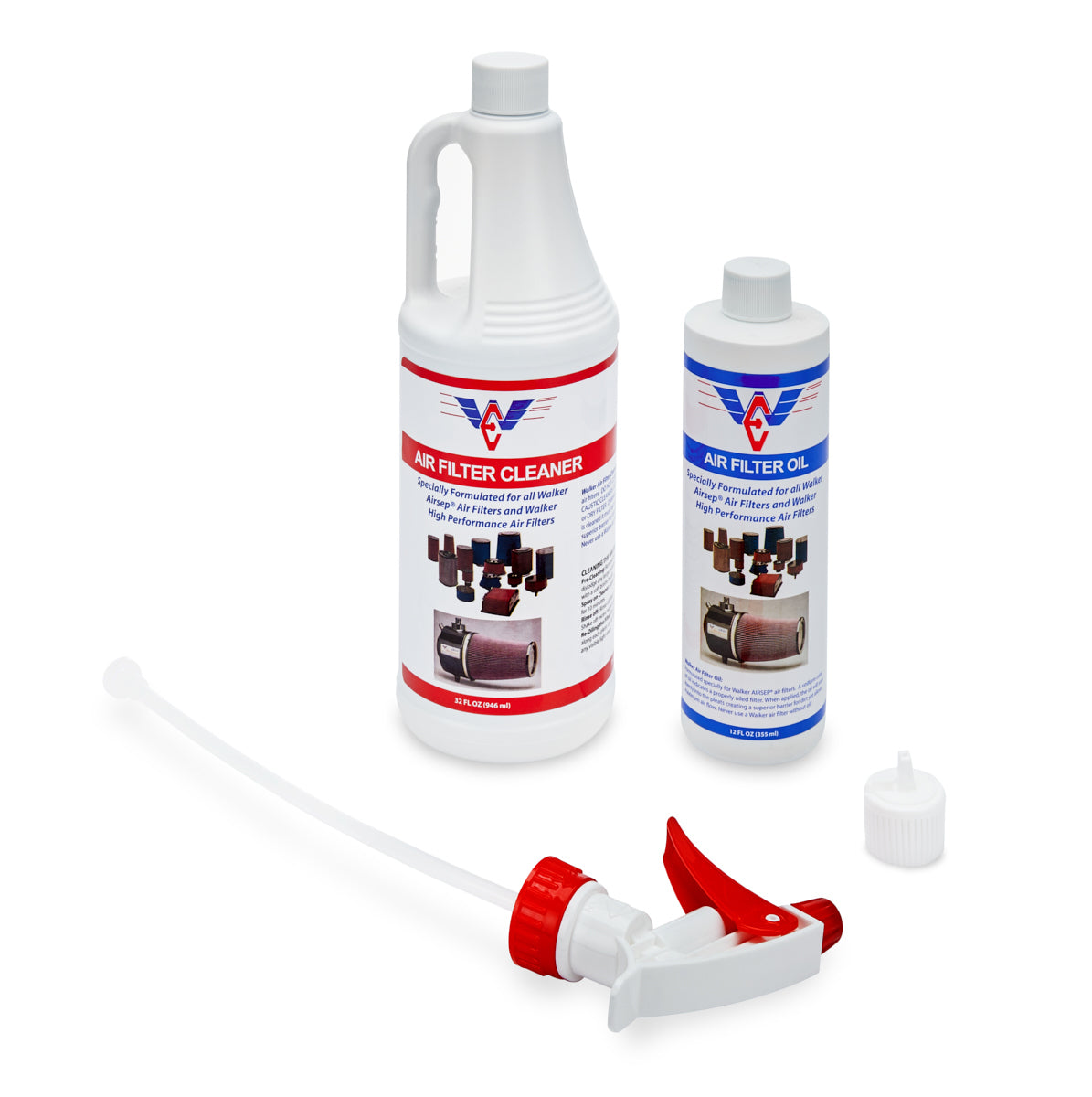 Walker Engineering Air Filter Cleaning Kit Oil And Cleaner MPN WLK3000475