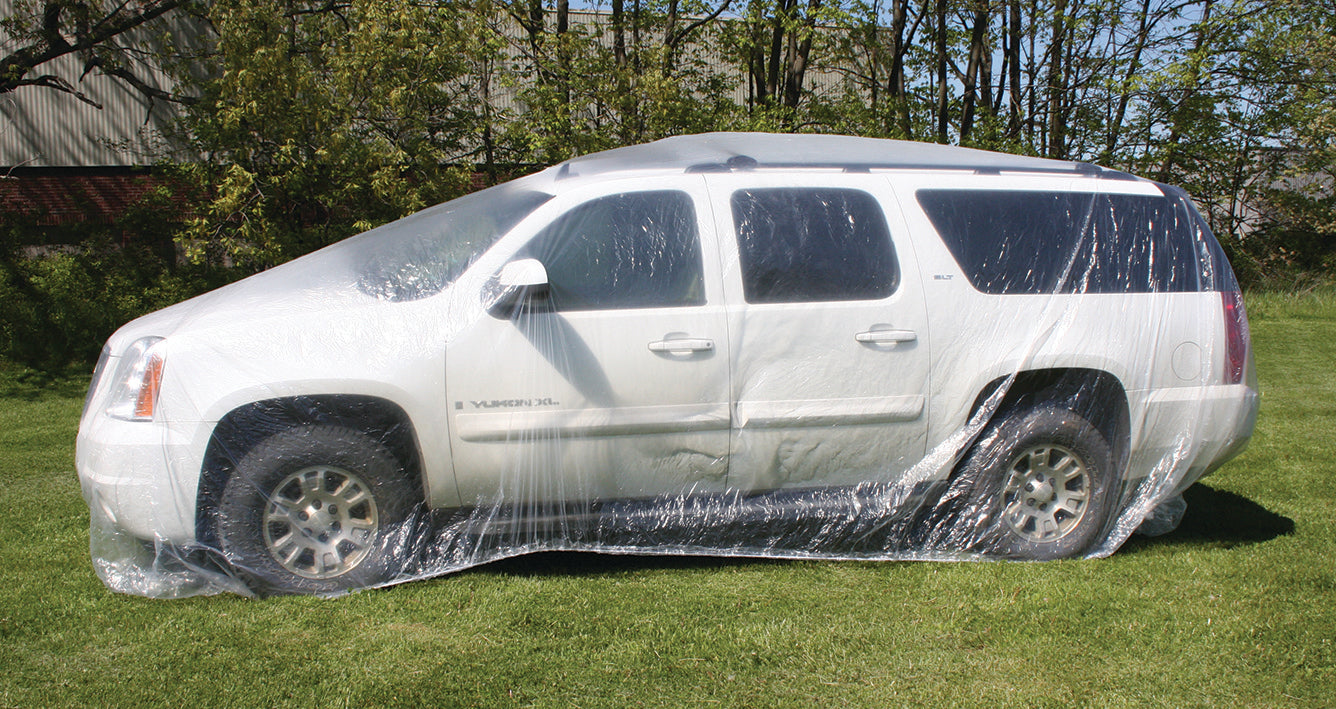 WOODWARD FAB Plastic Car Cover Medium 22ft WWFWFCCC-MED