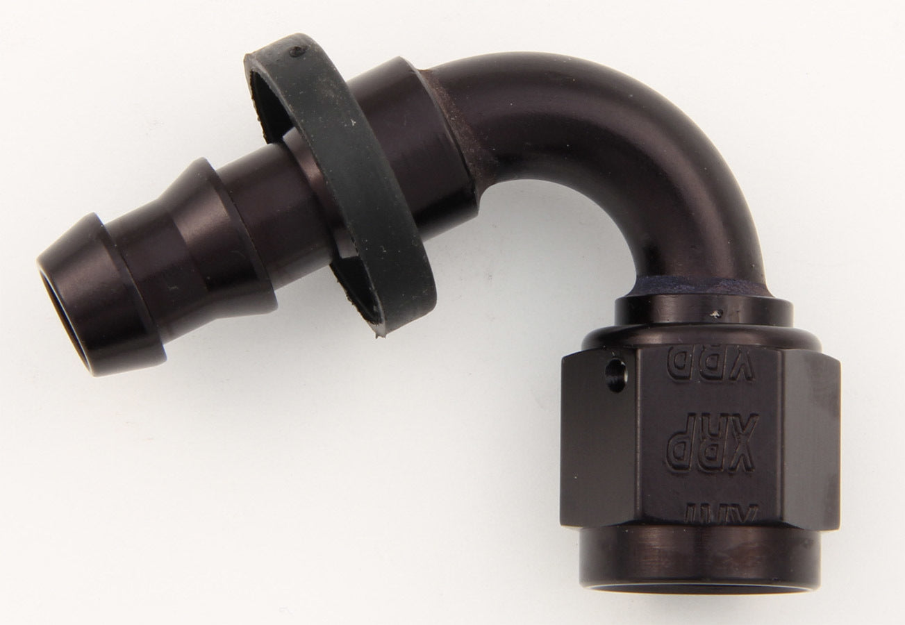 Xrp-Xtreme Racing Prod. #10 120 Deg Push-On Hose End Black MPN XRP231210BB