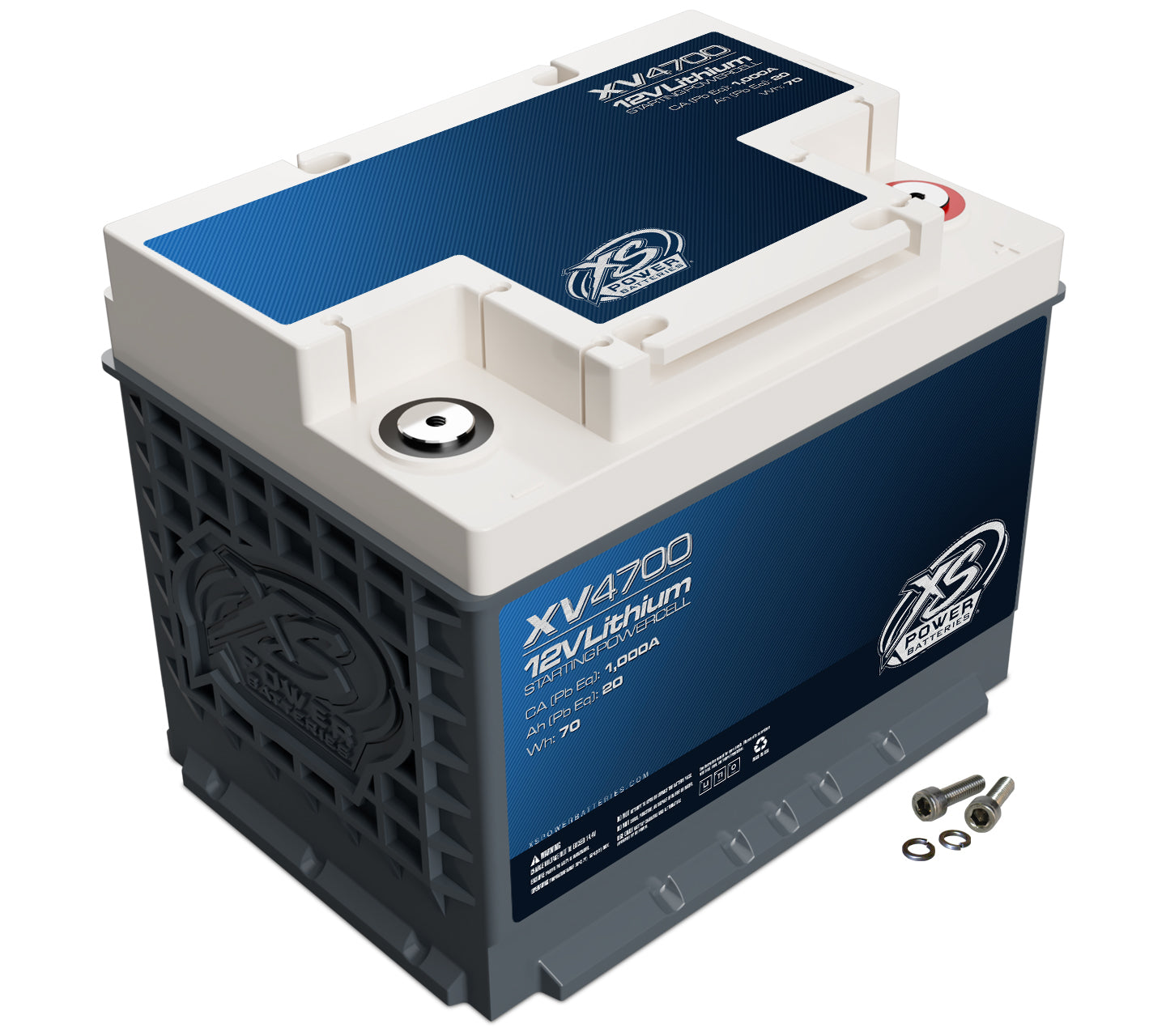 XS POWER BATTERY Lithium Titan8 XV Series 12 Volt Battery 1000 CA XSPXV4700