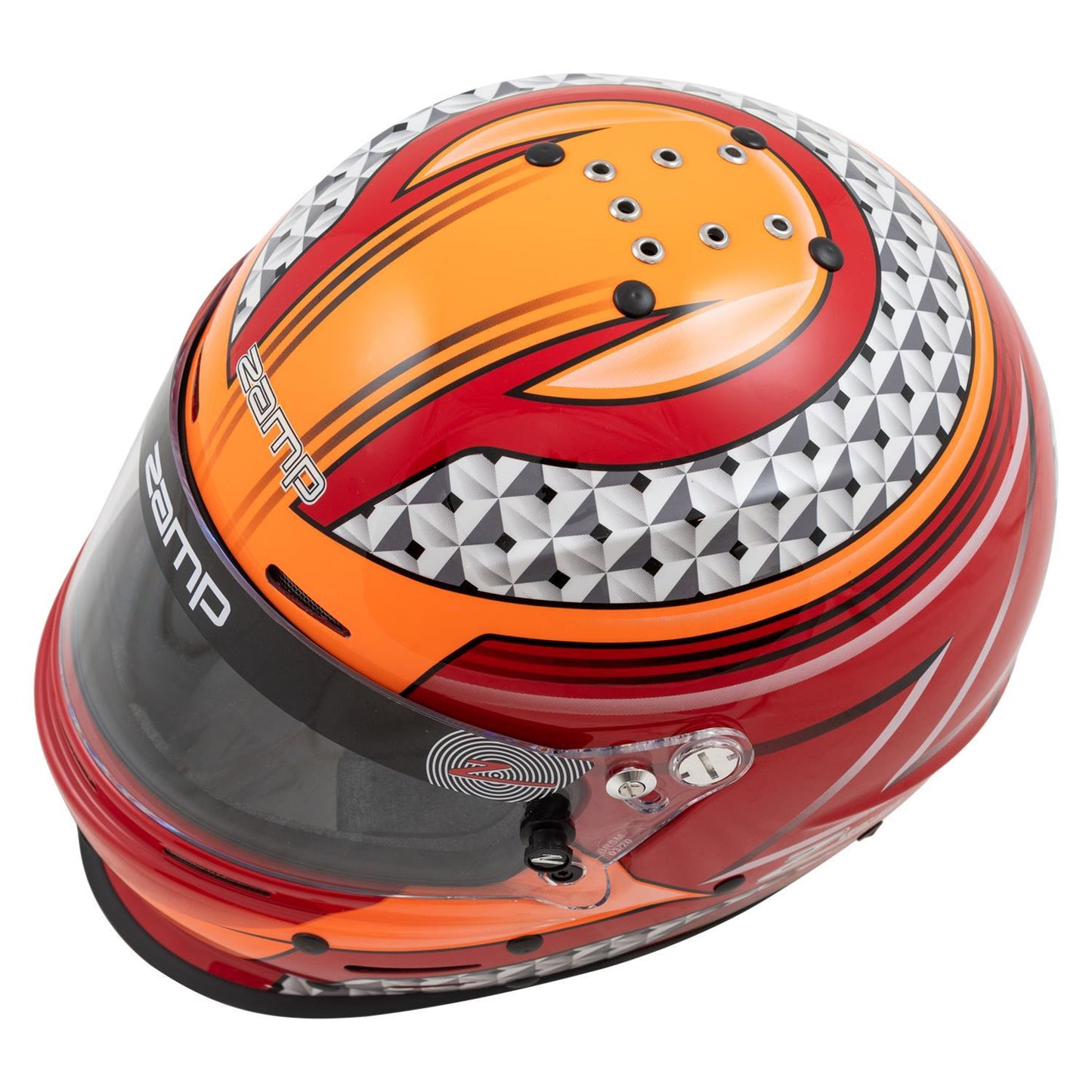 Zamp Helmet RZ-62 Aramid Mix L Red/Org SA2020 MPN ZAMH764C35L
