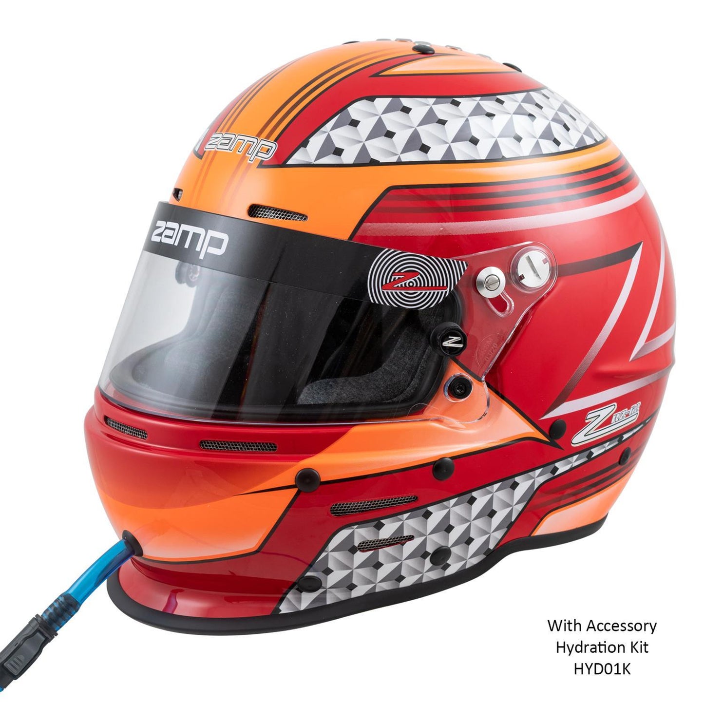 Zamp Helmet RZ-62 Aramid Mix M Red/Org SA2020 MPN ZAMH764C35M