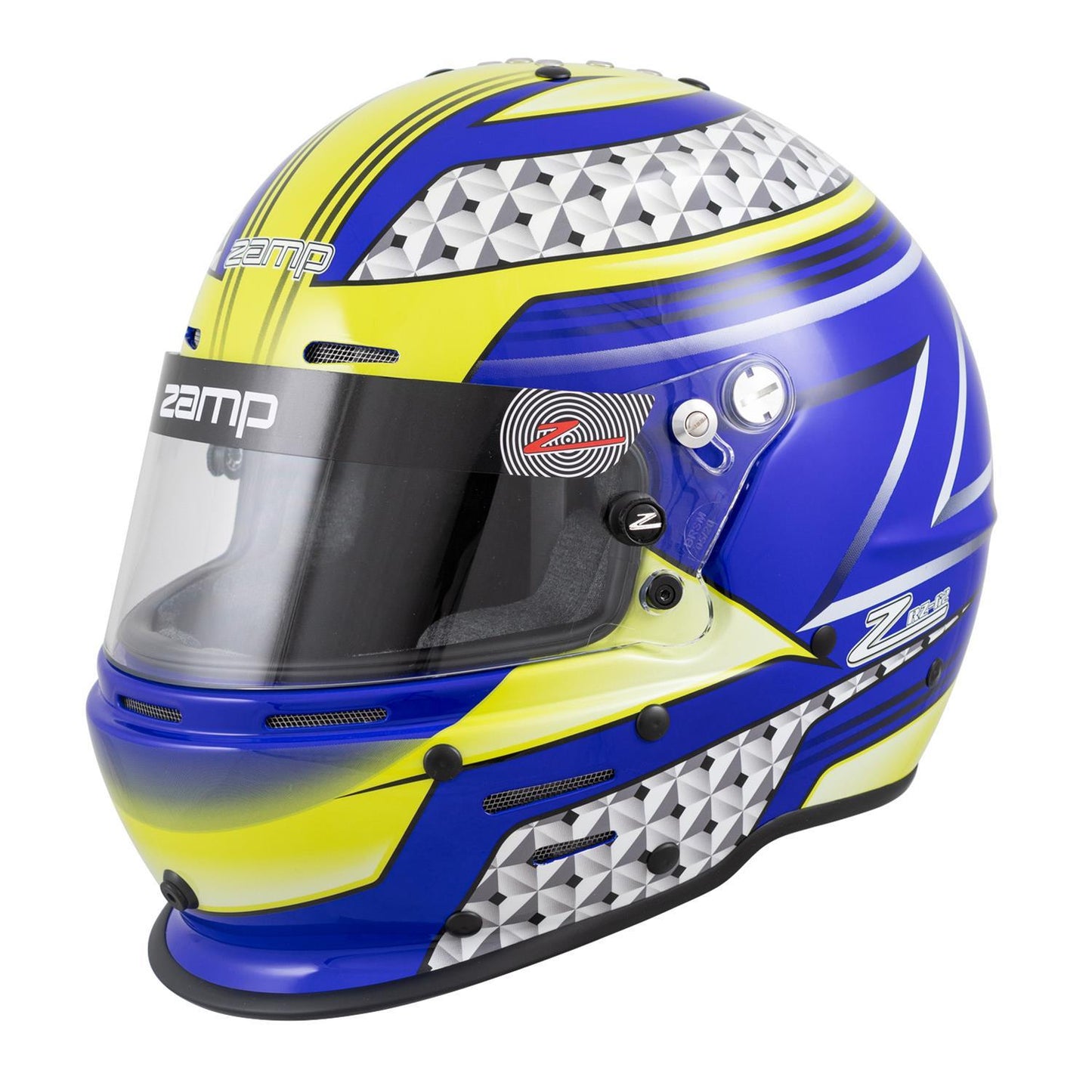 Zamp Helmet RZ-62 Aramid Mix L Blu/Grn SA2020 MPN ZAMH764C36L