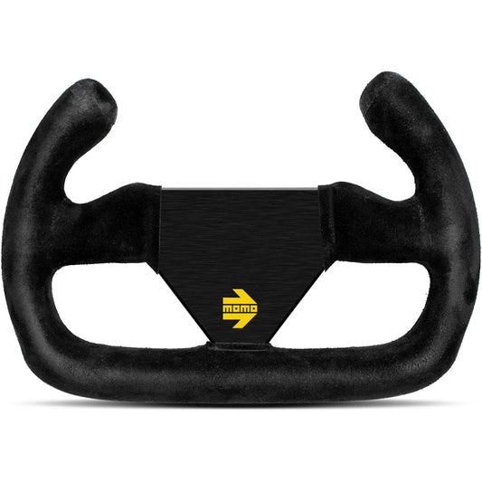 Momo Automotive Accessories  MOD 27 Cut Steering Whel Black Suede Cut  MOMR1925C/27S