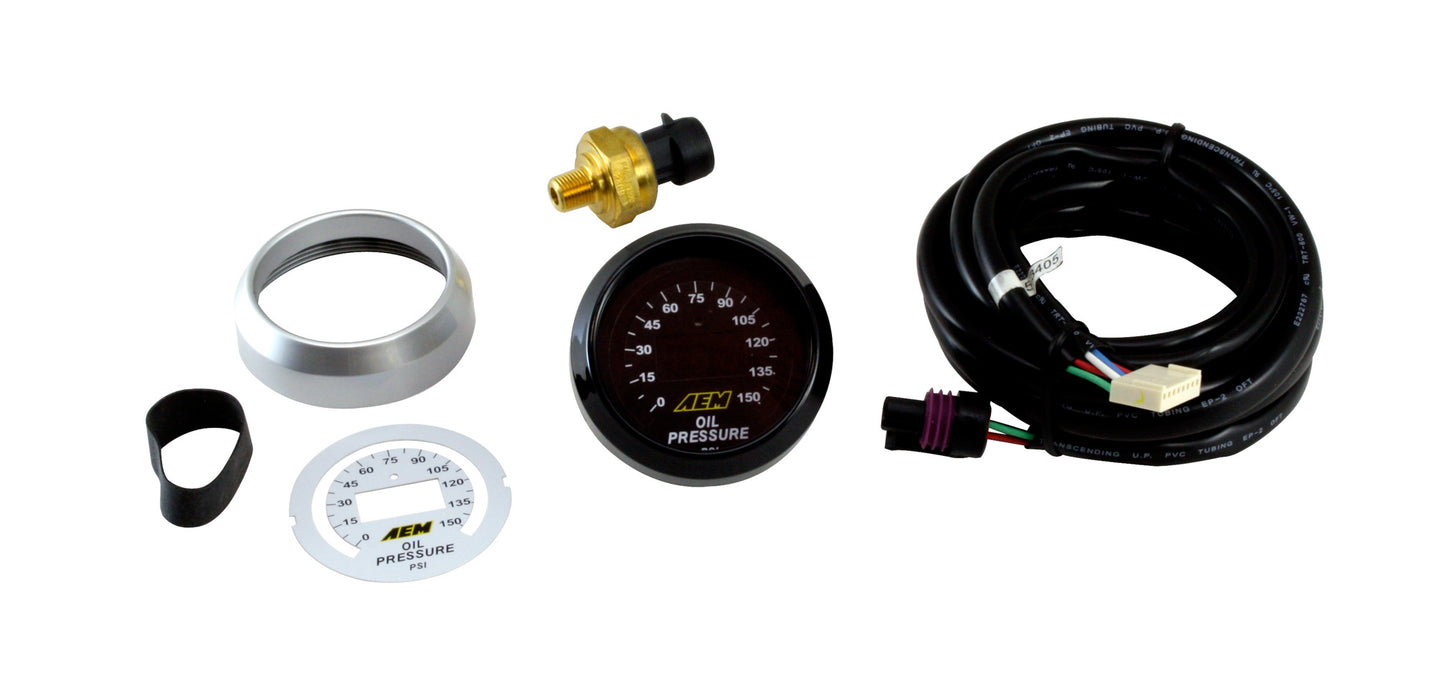 Aem Electronics  Oil Pressure Digital Gauge 30-4407