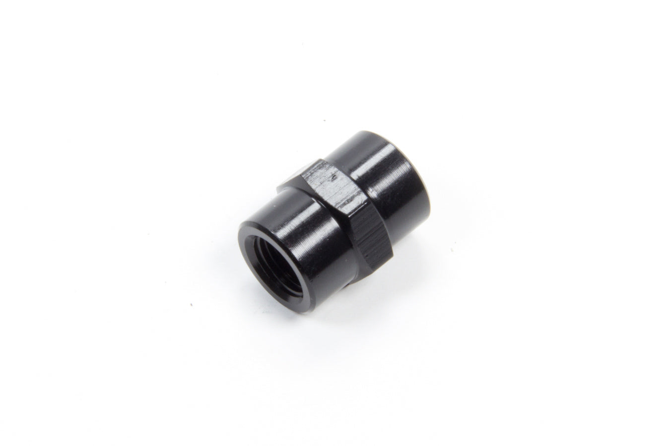Aeroquip   1/8in Alum Pipe Coupler Black  AERFCM5129
