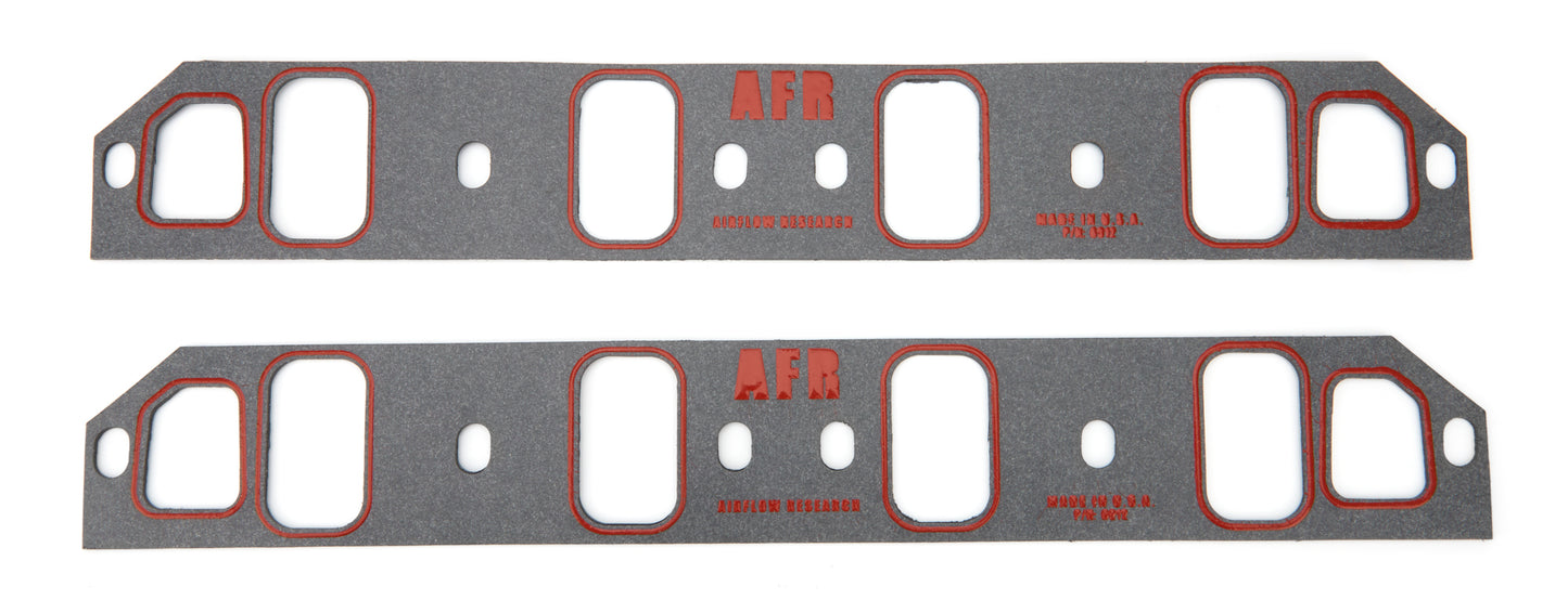 Air Flow Research SBF Intake Gasket Set AFR 220cc 2.33x 1.35 MPN AFR6912 For Chevy