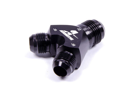 Aeromotive Y-Block Fitting - 12an to 2 x -10an MPN AFS15678