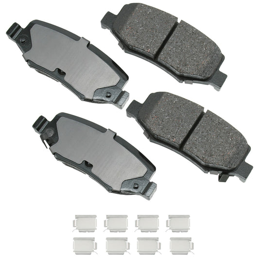 Akebono Brake Corporation  Brake Pad Rear Dodge Nitro 07-11 Wrangler ACT1274A