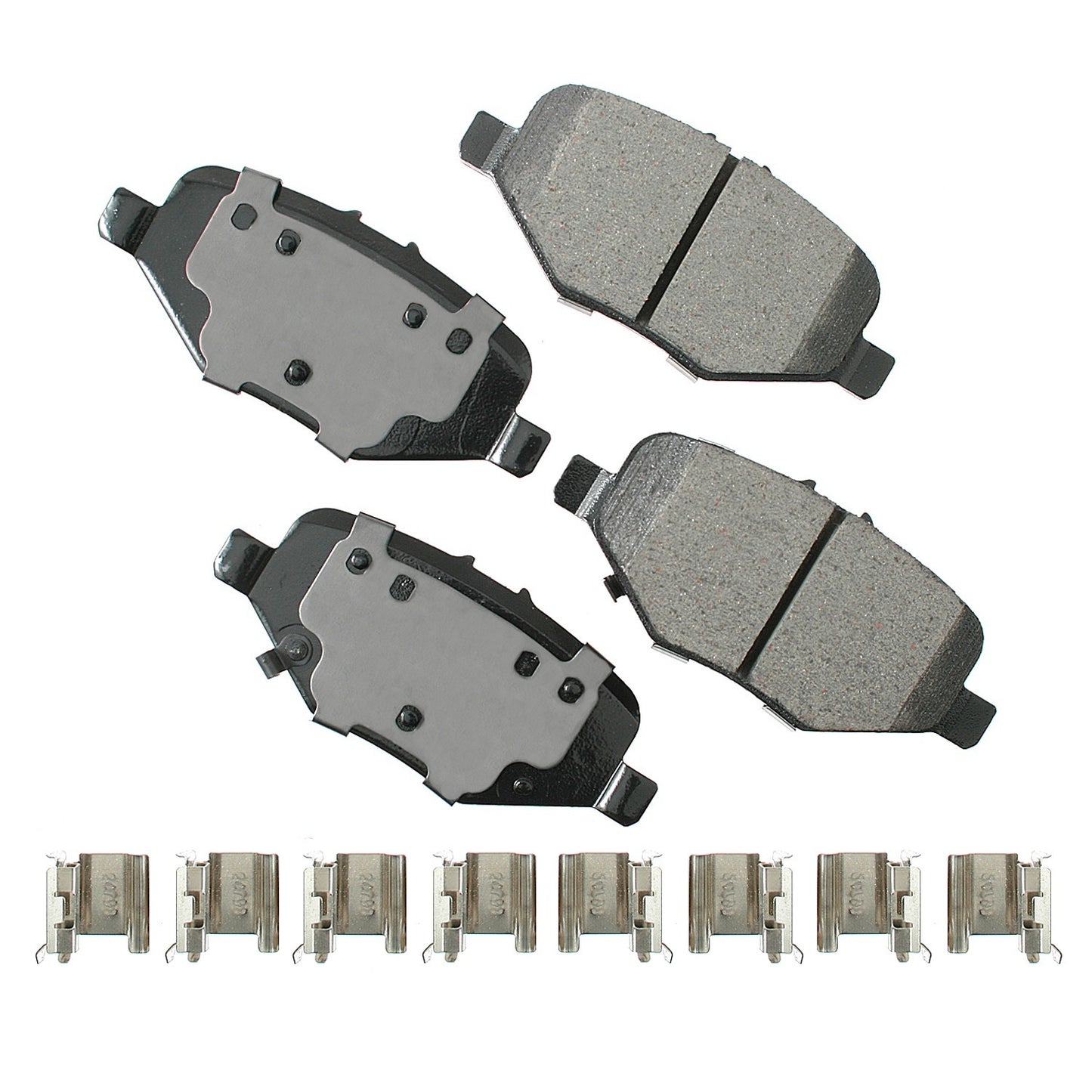 Akebono Brake Corporation Chrysler Town & Country 16-12 Dodge Grand Carav MPN AKEACT1612 For Mopar 2012-16