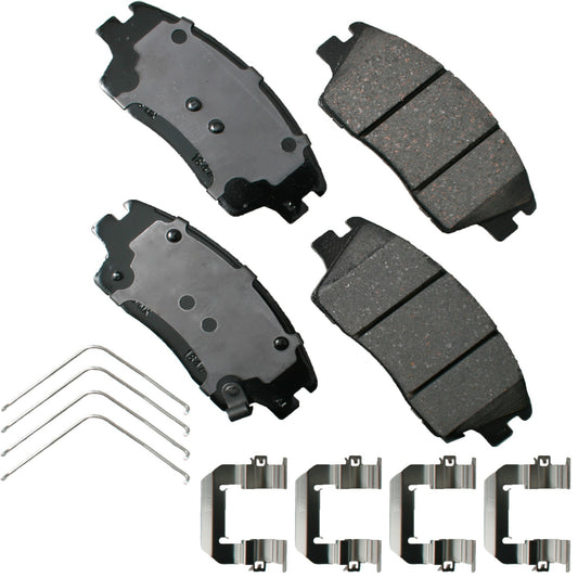 Akebono Brake Corporation Hyundai Elantra 18-17 T ucson 19-16 Kia Sportag MPN AKEACT1847 For Hyundai, Kia 2017-18