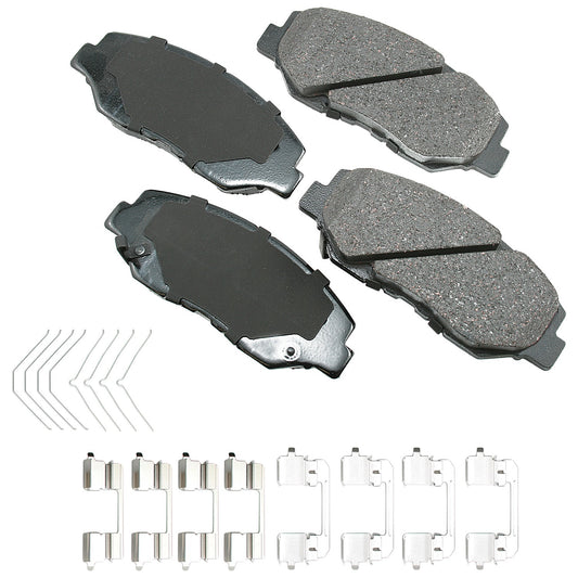 Akebono Brake Corporation  ProACT Ultra-Premium Bra ke Pads - Front ACT914A