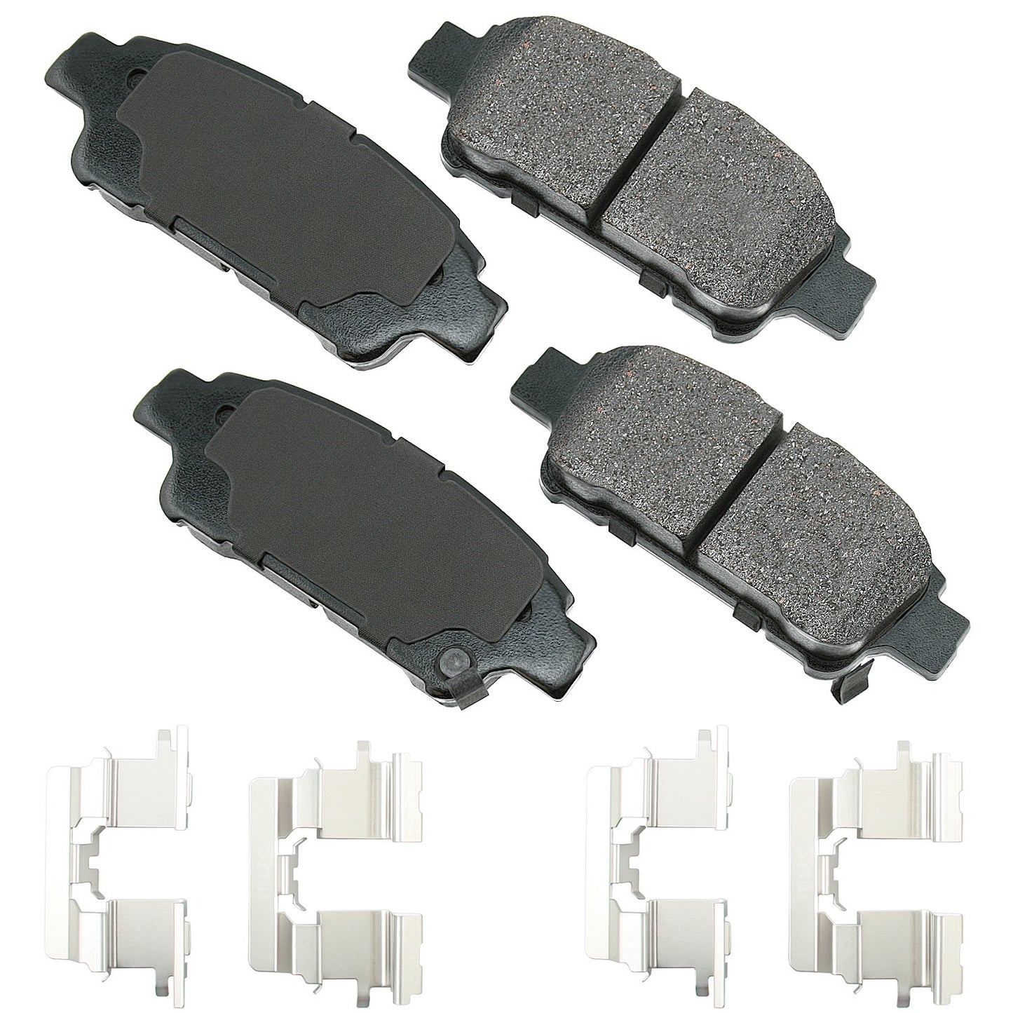 Akebono Brake Corporation  ProACT Ultra-Premium Bra ke Pads - Rear ACT995A
