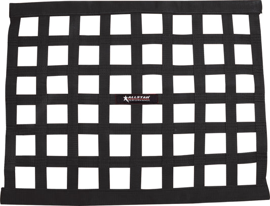 Allstar Performance Window Net Ribbon Style 18 x 24 Black Non-SFI ALL10284
